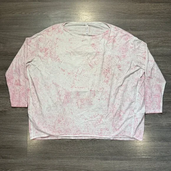 Lululemon Women's Back in Action Long Sleeve Shirt - White/Pink - Picture 2 of 7